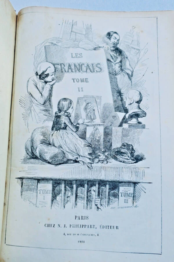 Français peints par eux-même. Textes de Balzac, Nodier, Pétrus Borel, Arago 1861