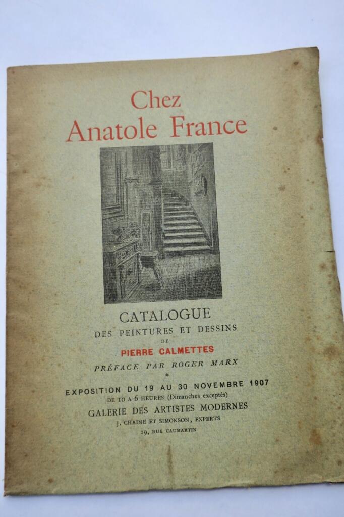 FRANCE (Anatole) Chez Anatole France. Préface par Roger Marx