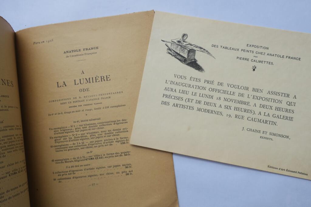 FRANCE (Anatole) Chez Anatole France. Préface par Roger Marx