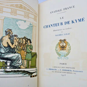FRANCE Anatole Le chanteur de Kymé illustré par Lalau
