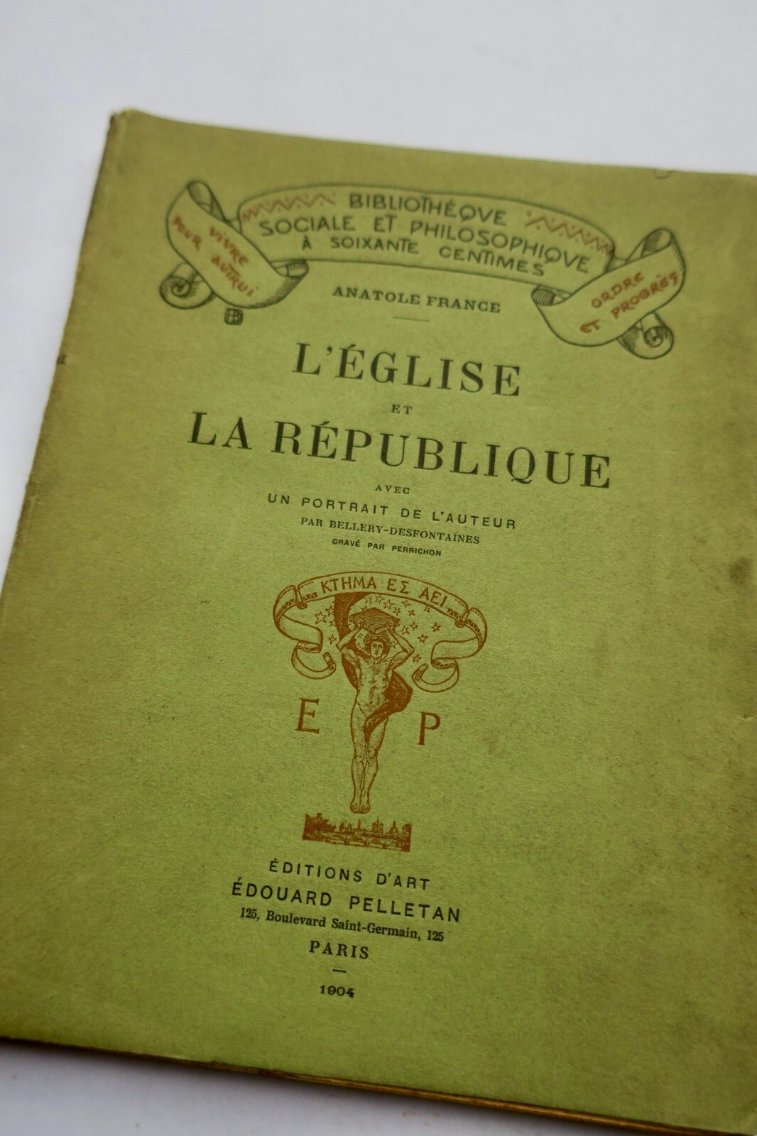 FRANCE (Anatole). L'Eglise et la République – Image 8