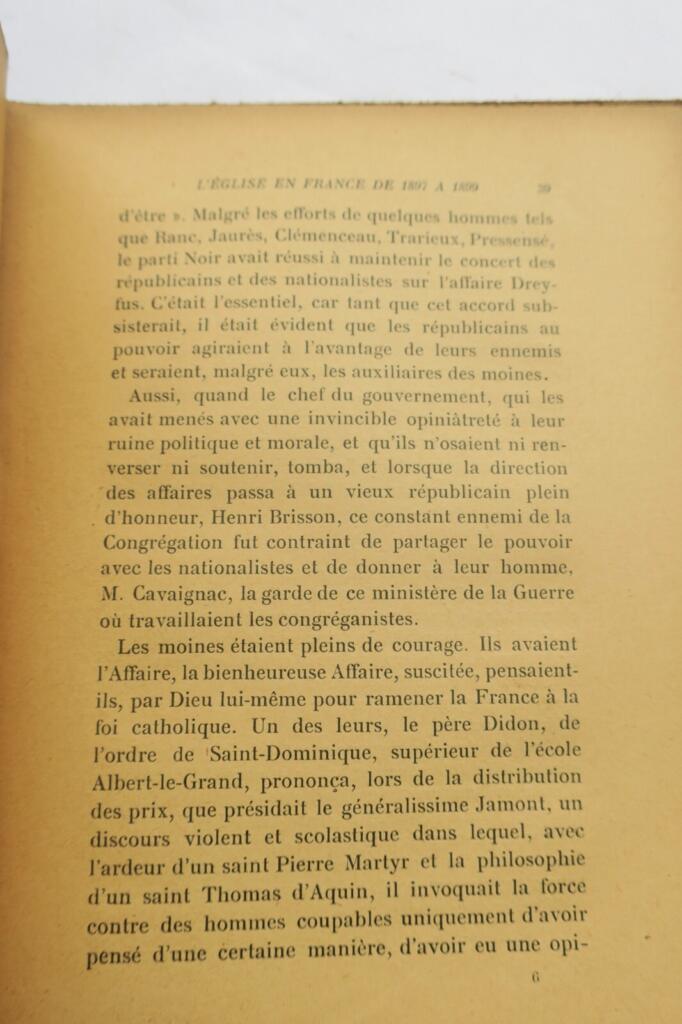 FRANCE (Anatole). L&rsquo;Eglise et la République