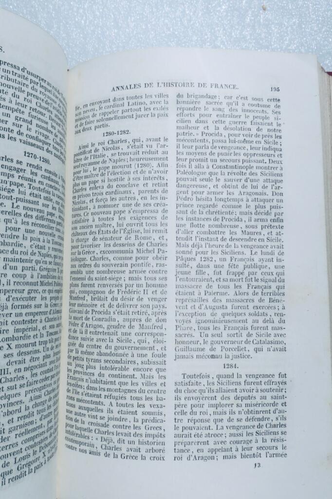 Französische historische Annalen, 1840