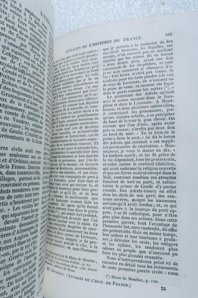 Französische historische Annalen, 1840