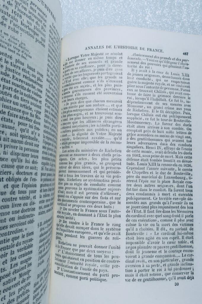 Historical annals of France 1840