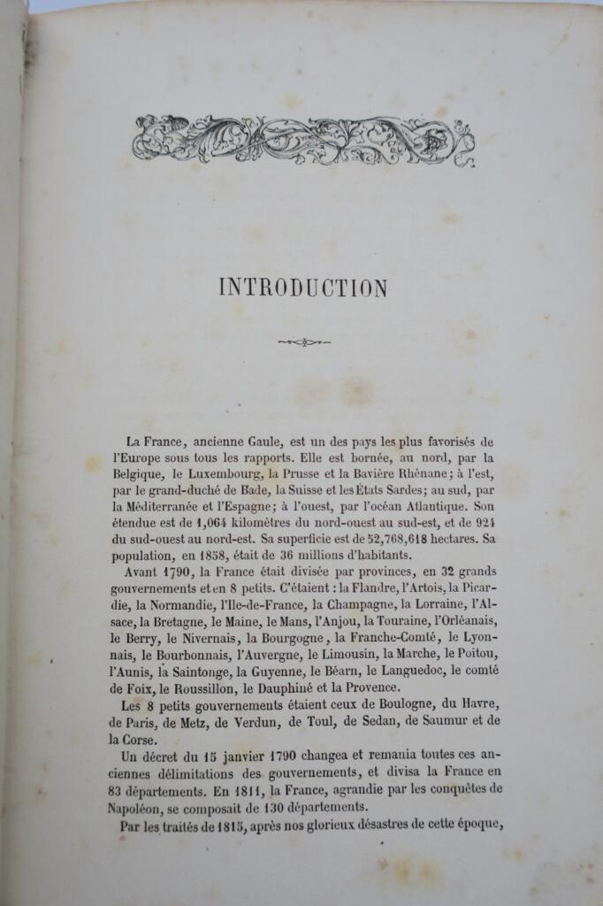 French customs, types and natural wonders
