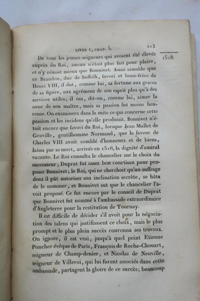Historischer Bericht über François Premier