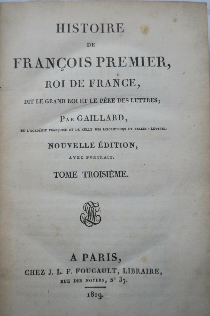 Historischer Bericht über François Premier