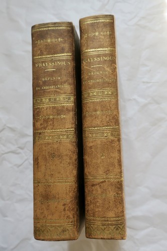 Defense of Christianity Discussions<span class="lla-card-orig-wrap"><span class="lla-card-orig">❦ FRAYSSINOUS Défense du Christianisme, ou Conférences sur la religion 1825</span></span> - La Librairie Antique