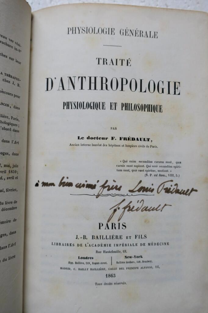 Anthropological treatise on physiology