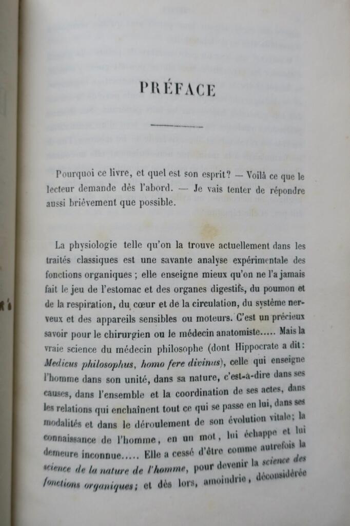 Anthropological treatise on physiology