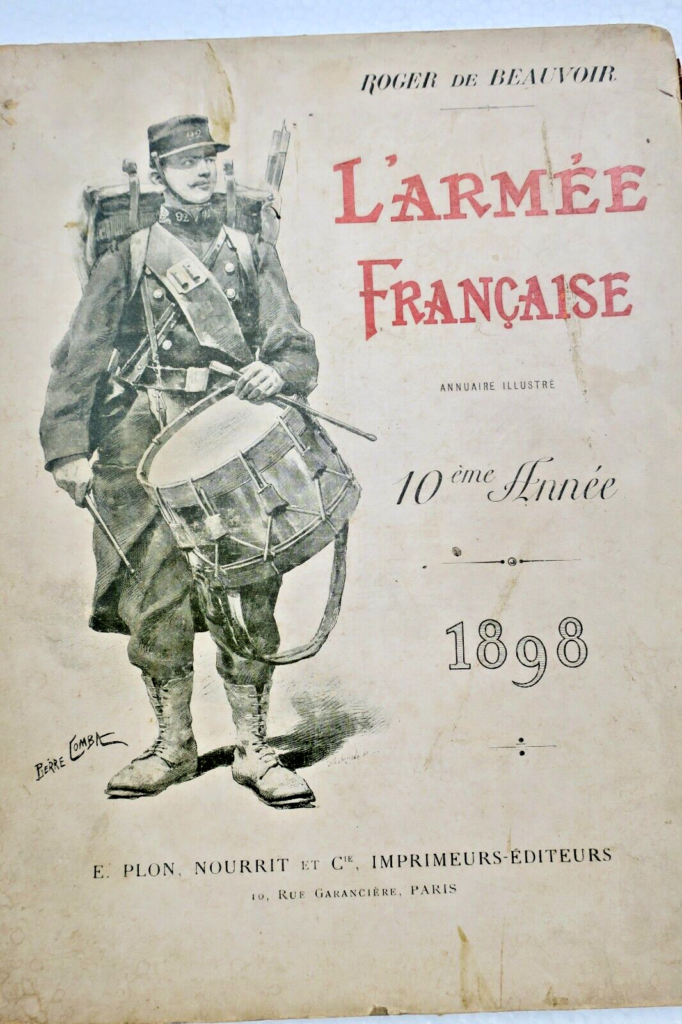 French Army Yearbook with Signature