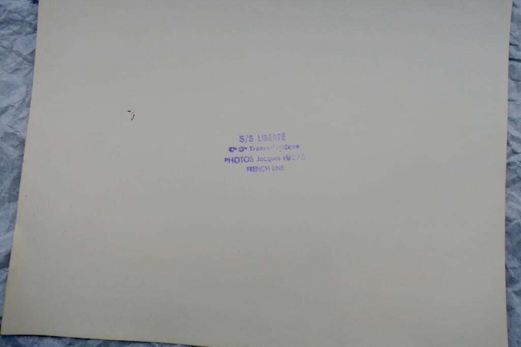 FRENCH LINE S/S LIBERTE & FLANDRE 200 x 240 mm & 240 x 170. photos argentiques