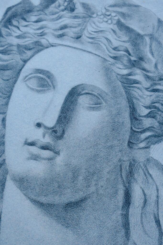 Original pastel artwork, large size