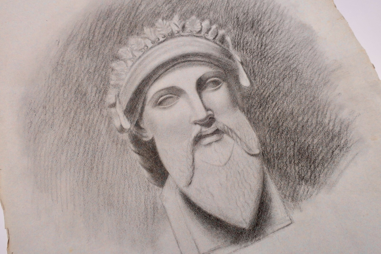 Originale Kohlezeichnung auf Velinpapier - Image 4