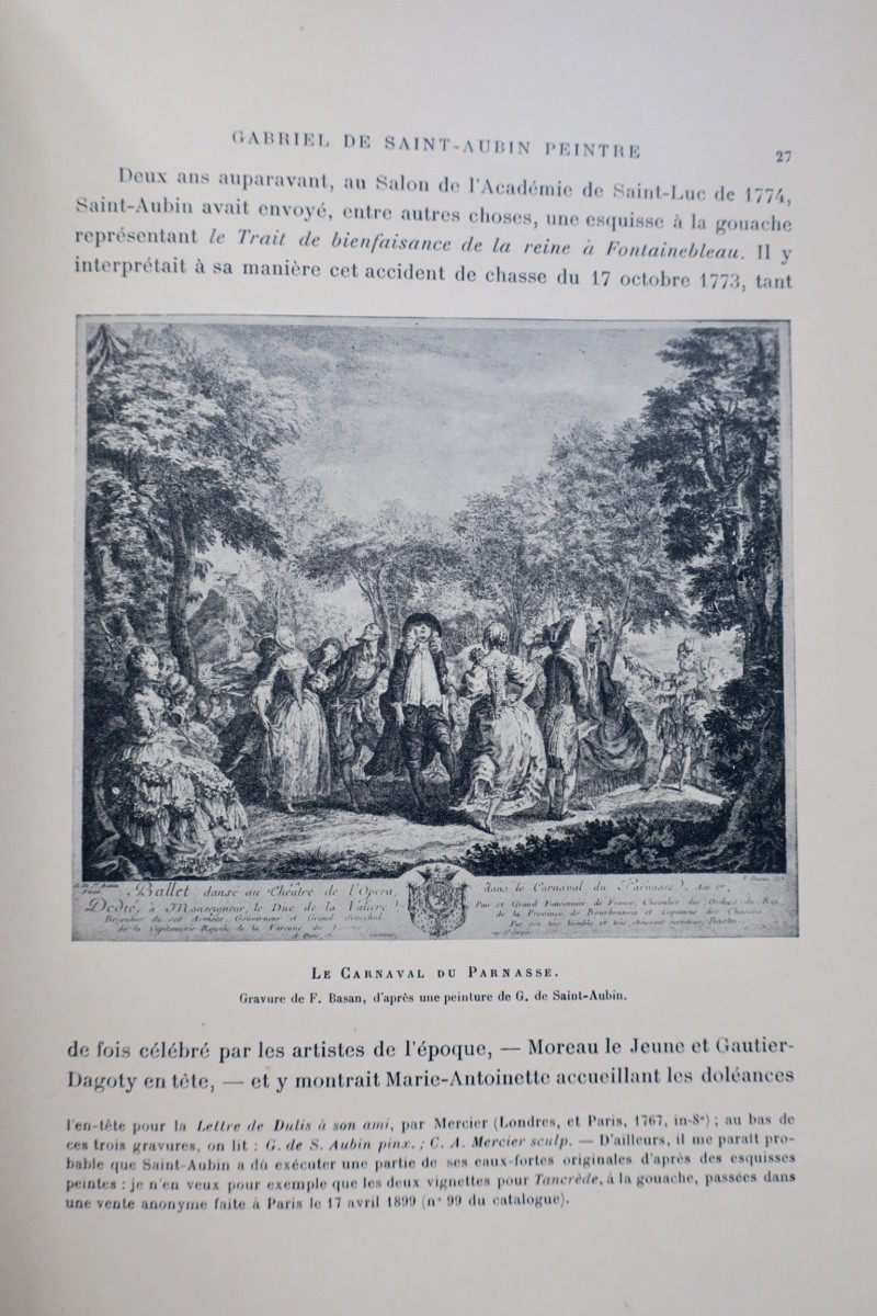 Gabriel de Saint-Aubin, painter. 1912