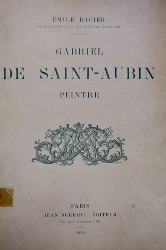 画家ガブリエル・ド・サン＝オバン<span class="lla-card-orig-wrap"><span class="lla-card-orig">❦ Gabriel de Saint-Aubin, peintre. 1912</span></span> - La Librairie Antique