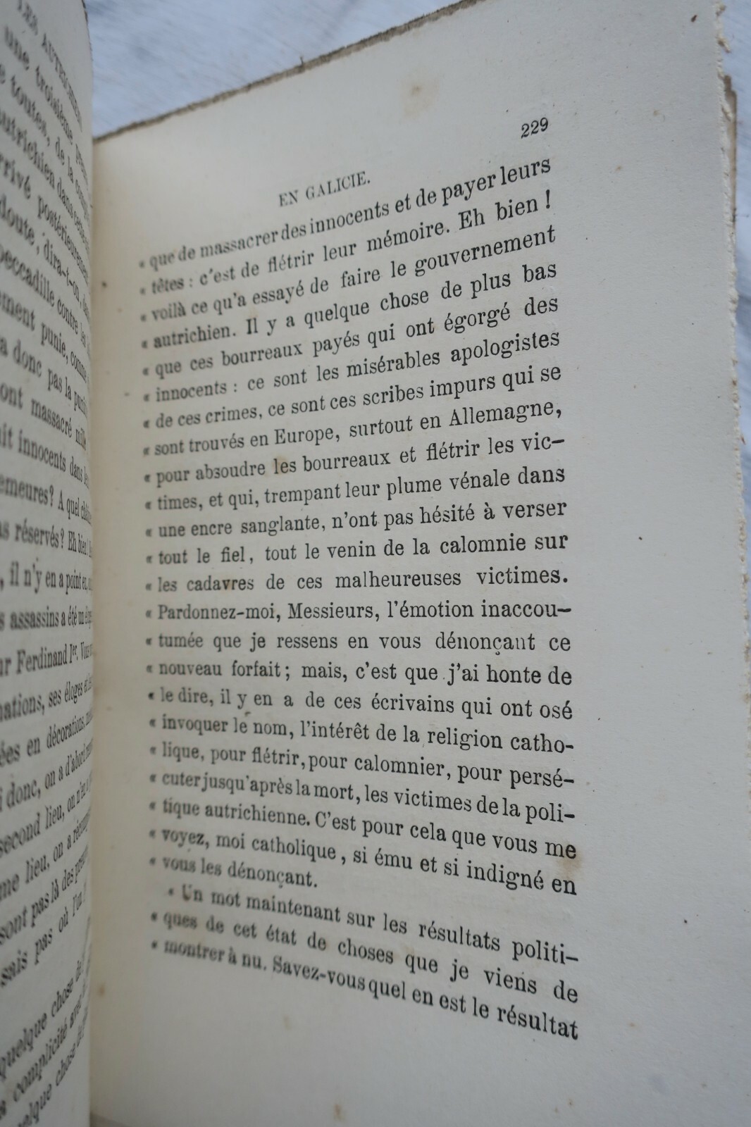 Historical account of the Galicia massacres<span class="lla-card-orig-wrap"><span class="lla-card-orig">❦ Galicie Les massacres de Galicie 1861</span></span> - La Librairie Antique