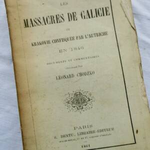Galicie Les massacres de Galicie 1861
