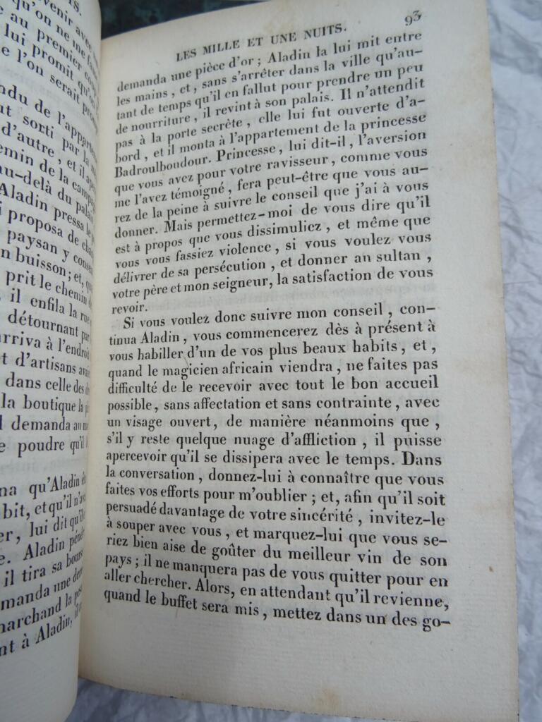 GALLAND LES MILLE ET UNE NUITS 1832