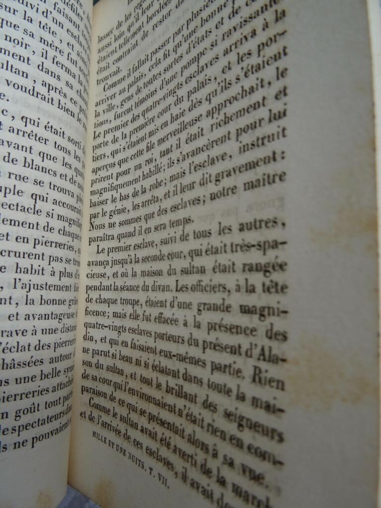 GALLAND LES MILLE ET UNE NUITS 1832