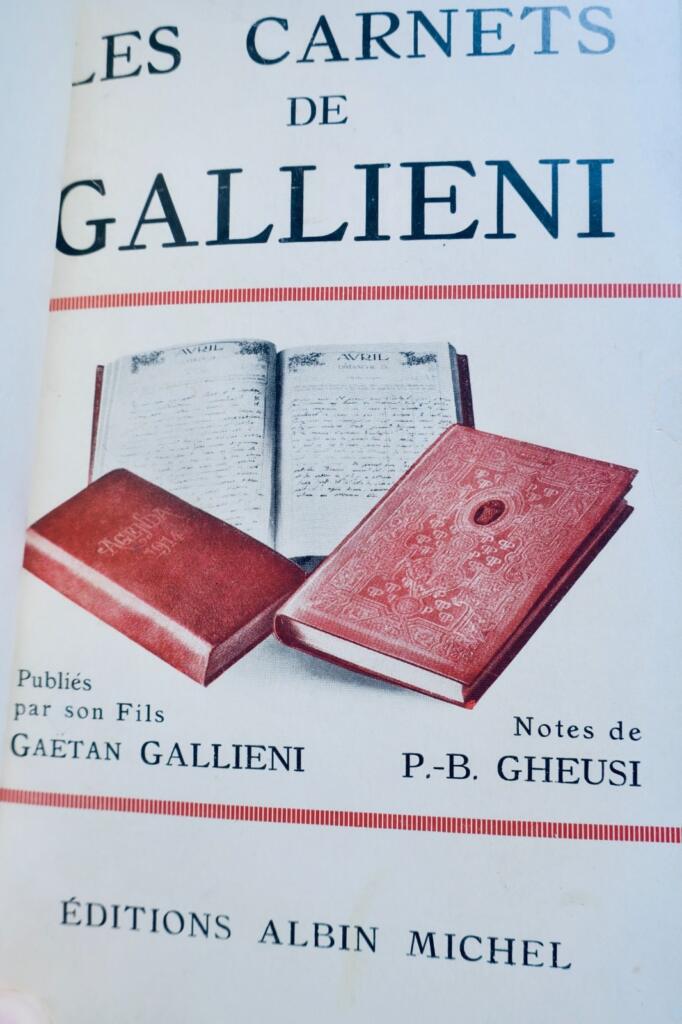 GALLIENI CARNETS DE GALLIENI 1932 SP