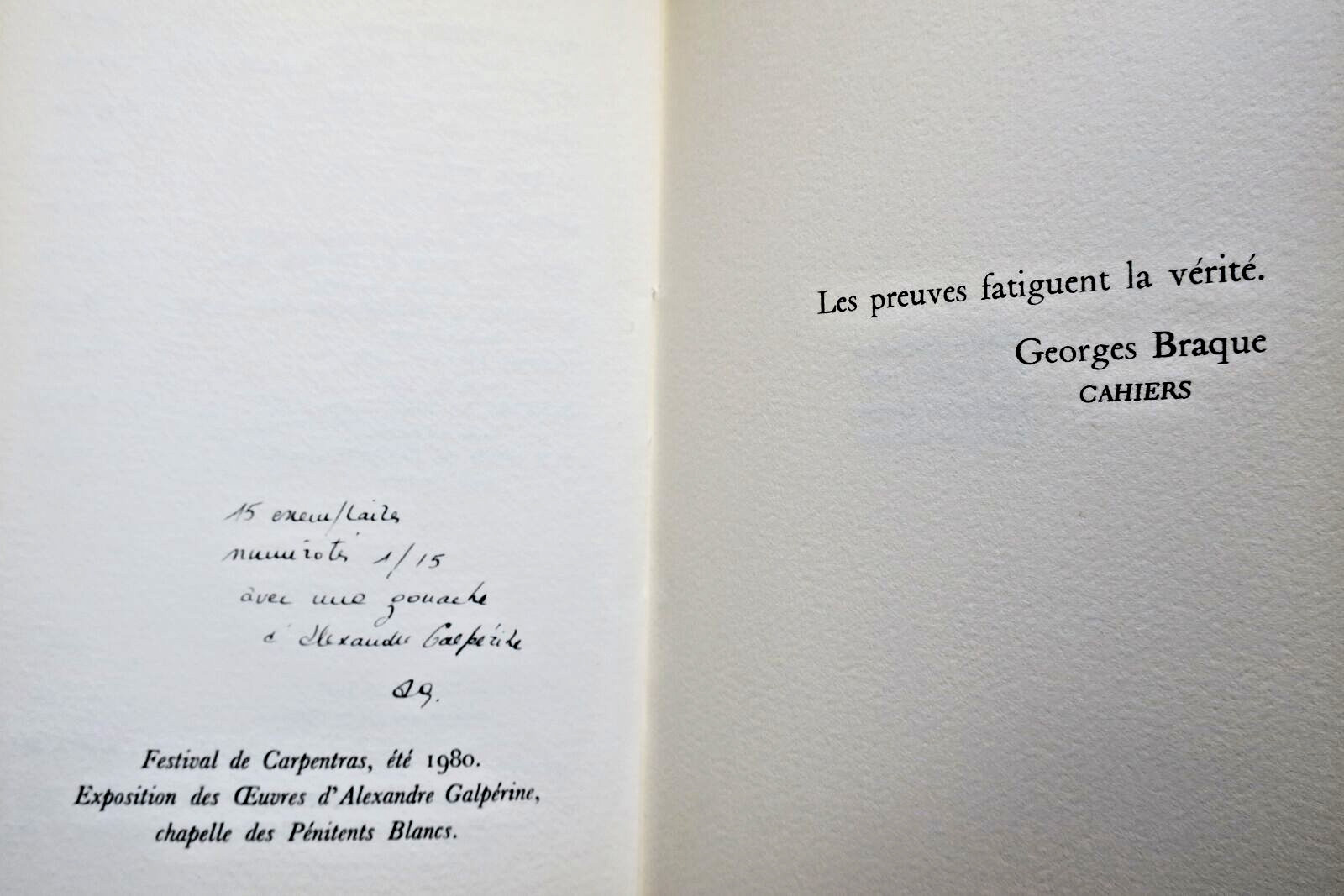 Galperine, René Char + Gouache 1980 – Image 4