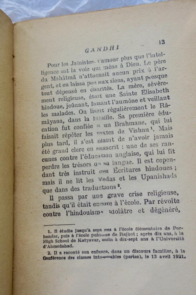 Autobiografie von Gandhi mit Vorwort