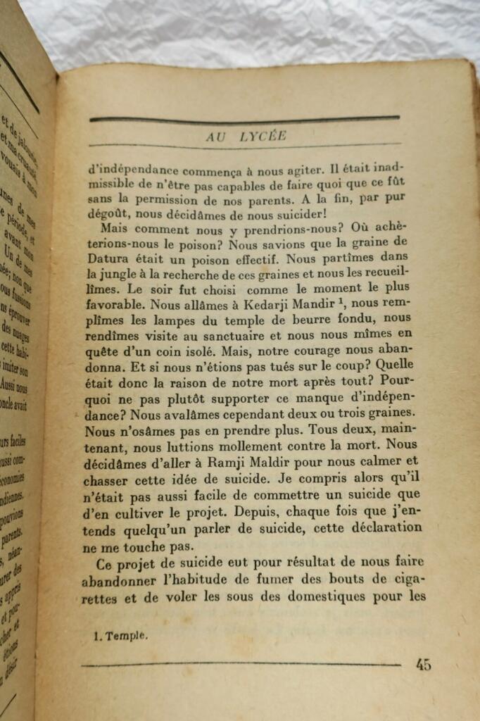 Autobiografie von Gandhi mit Vorwort