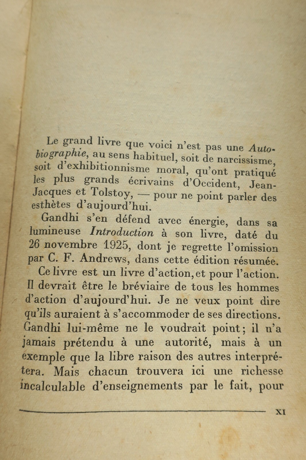 Gandhi écrite par lui-même Pr. de Romain Rolland + Mahatma Gandhi – Image 5