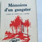 Garde du corps d'Al Capone Mémoires d'un gangster.