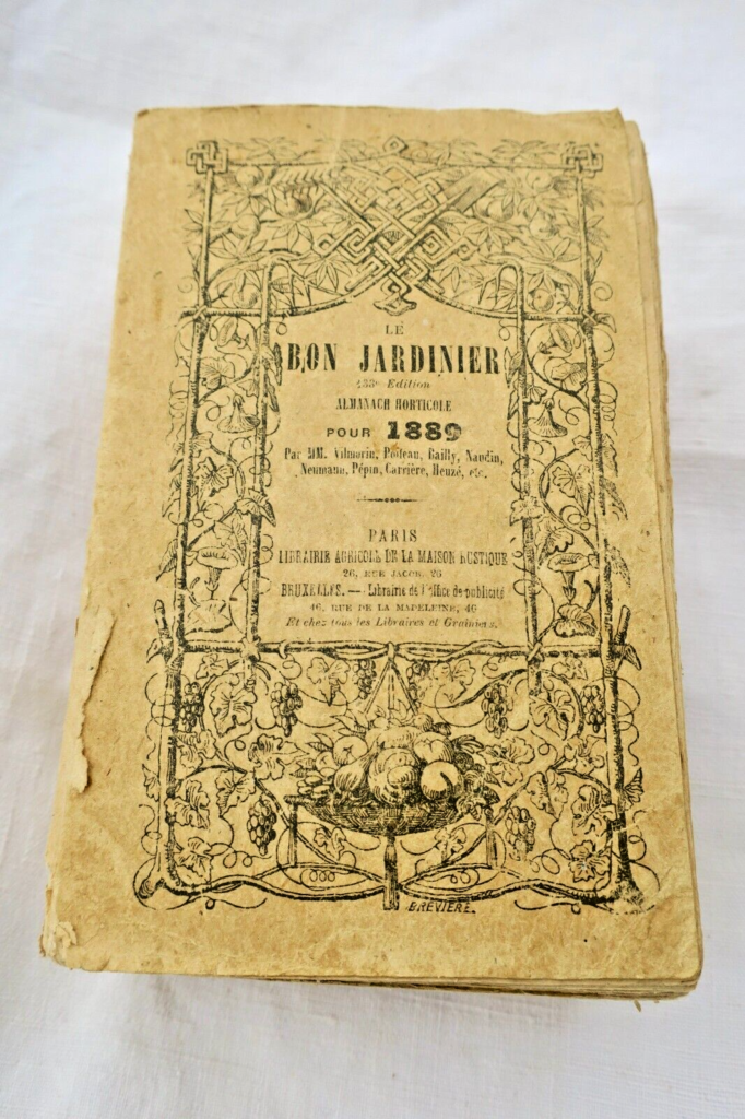 Gartenalmanach von 1889