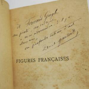 GAUBERT ERNEST FIGURES FRANCAISES - CRITIQUE ET DOCUMENTS + dédicace