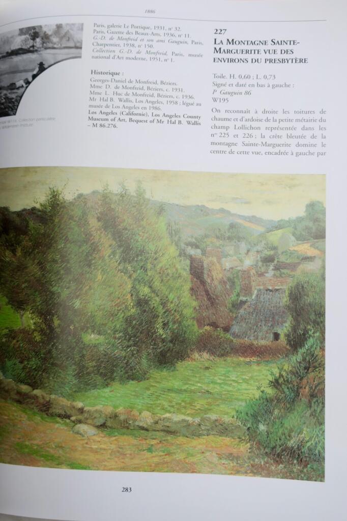 Paul Gauguin, Daniel Wildenstein
CATALOGUE DE L’ŒUVRE PEINT