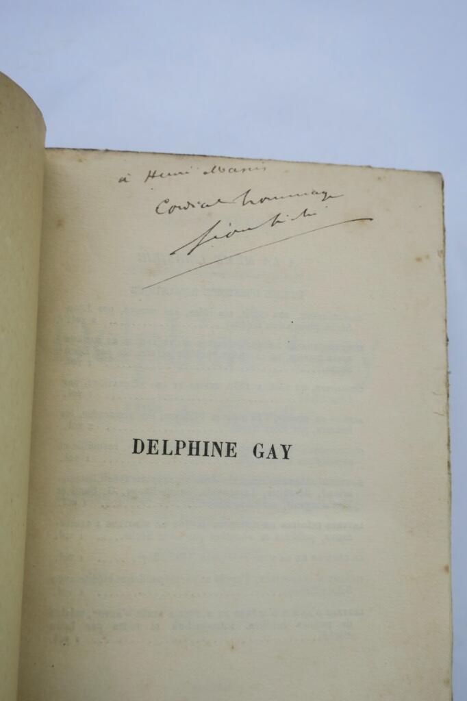 GAY (Delphine)]. SECHE (Léon) Madame de Girardin… + dédicace
