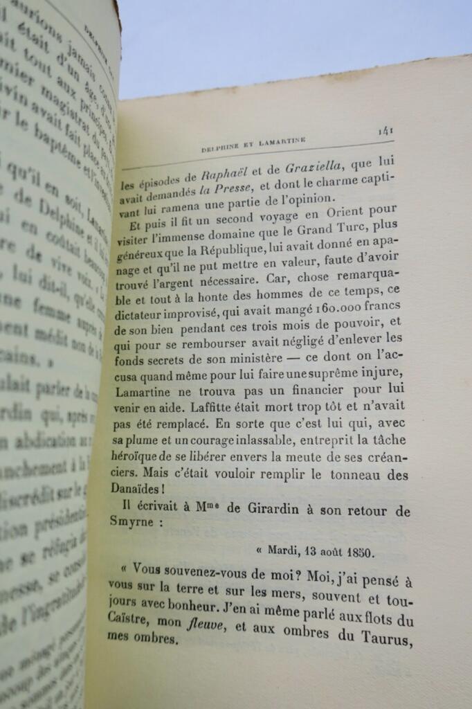 GAY (Delphine)]. SECHE (Léon) Madame de Girardin… + dédicace