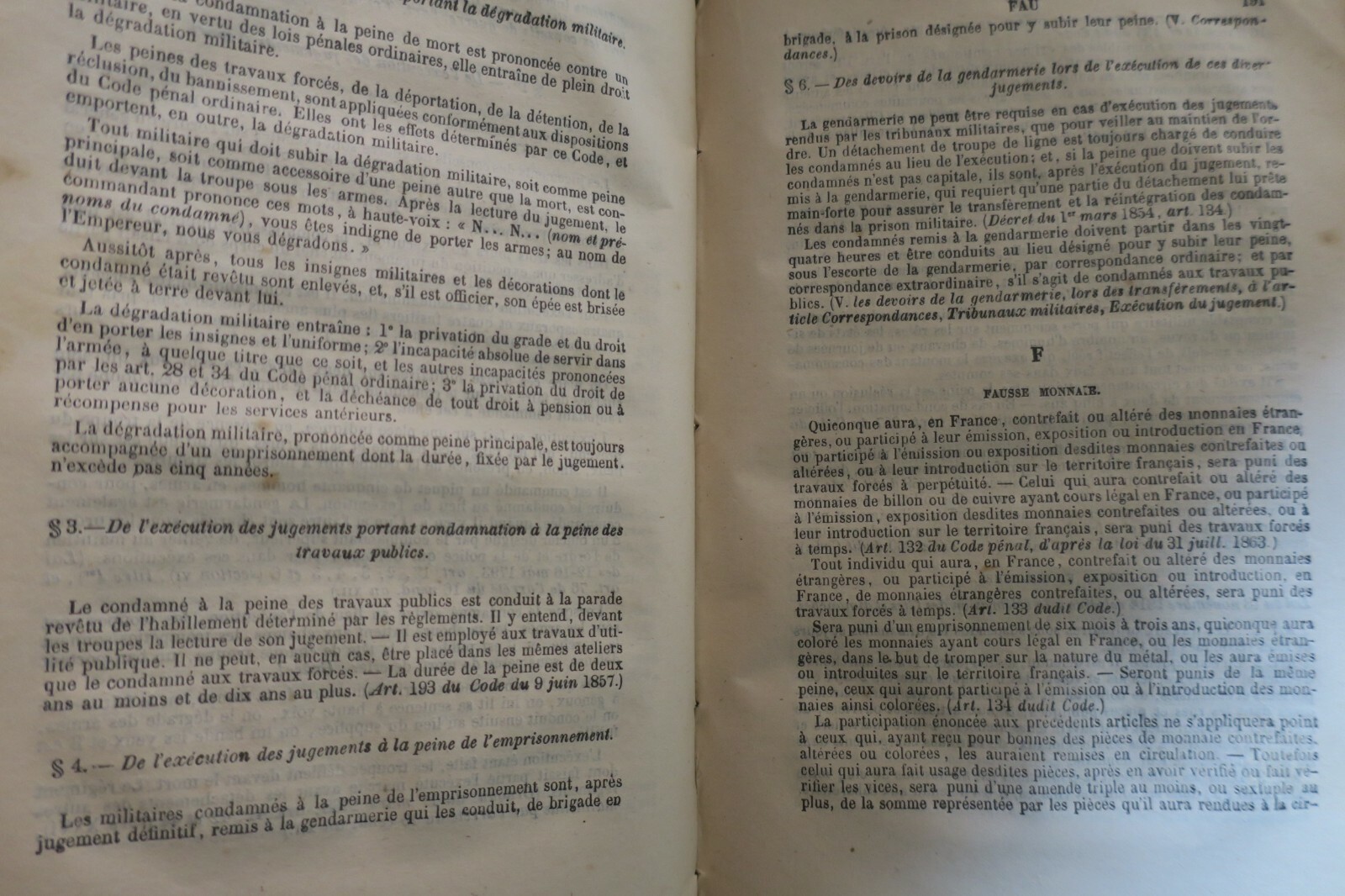 gendarmerie Dictionnaire de la gendarmerie à l'usage.. 1873 – Image 8