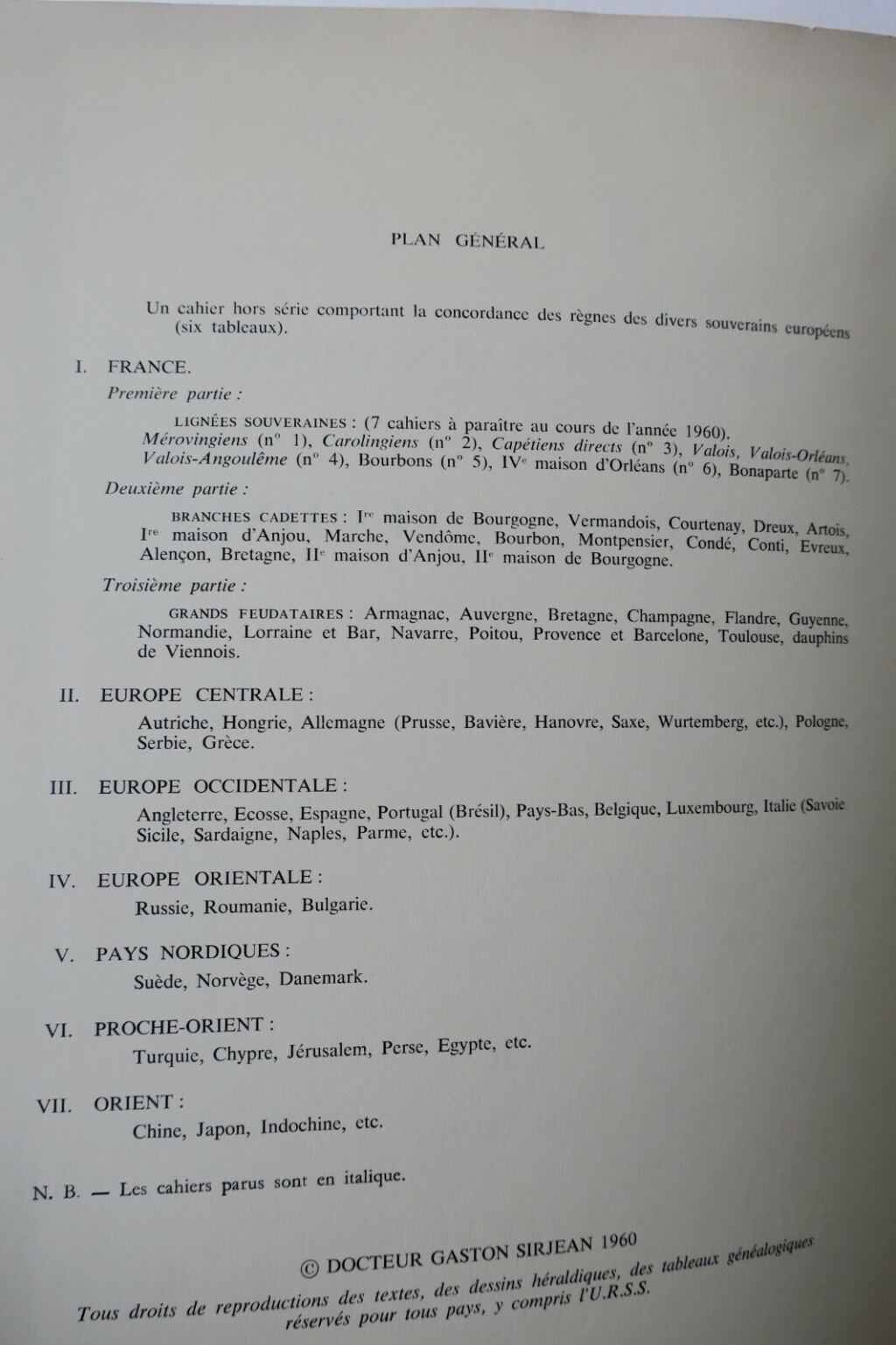 Genealogie der Königlichen Häuser