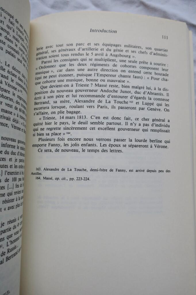 Intimate correspondence during Napoleonic wars