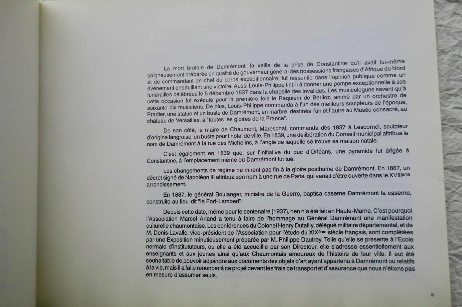 Exhibition Catalogue of General Damrémont – Image 6