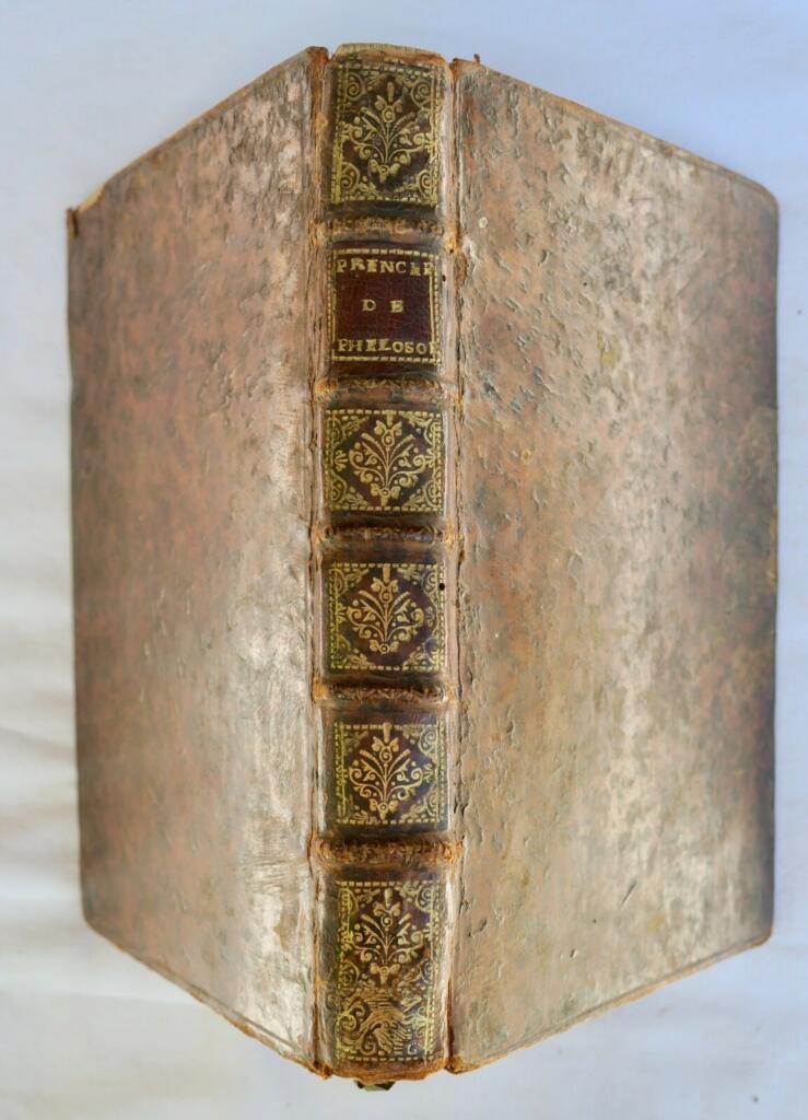 GENEST Principes de philosophie ou preuves naturelles de existence de dieu 1716