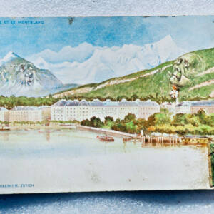 Geneve et le mont blanc, F. Killinger