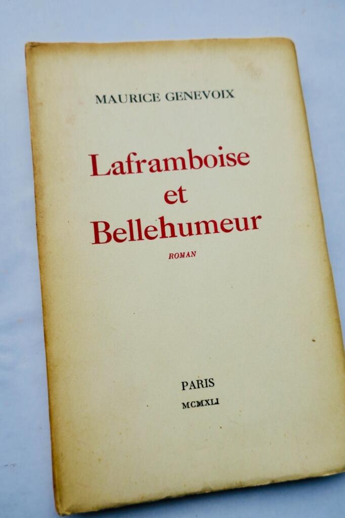 GENEVOIX MAURICE LAFRAMBOISE AND BELLEHUMEUR 1941