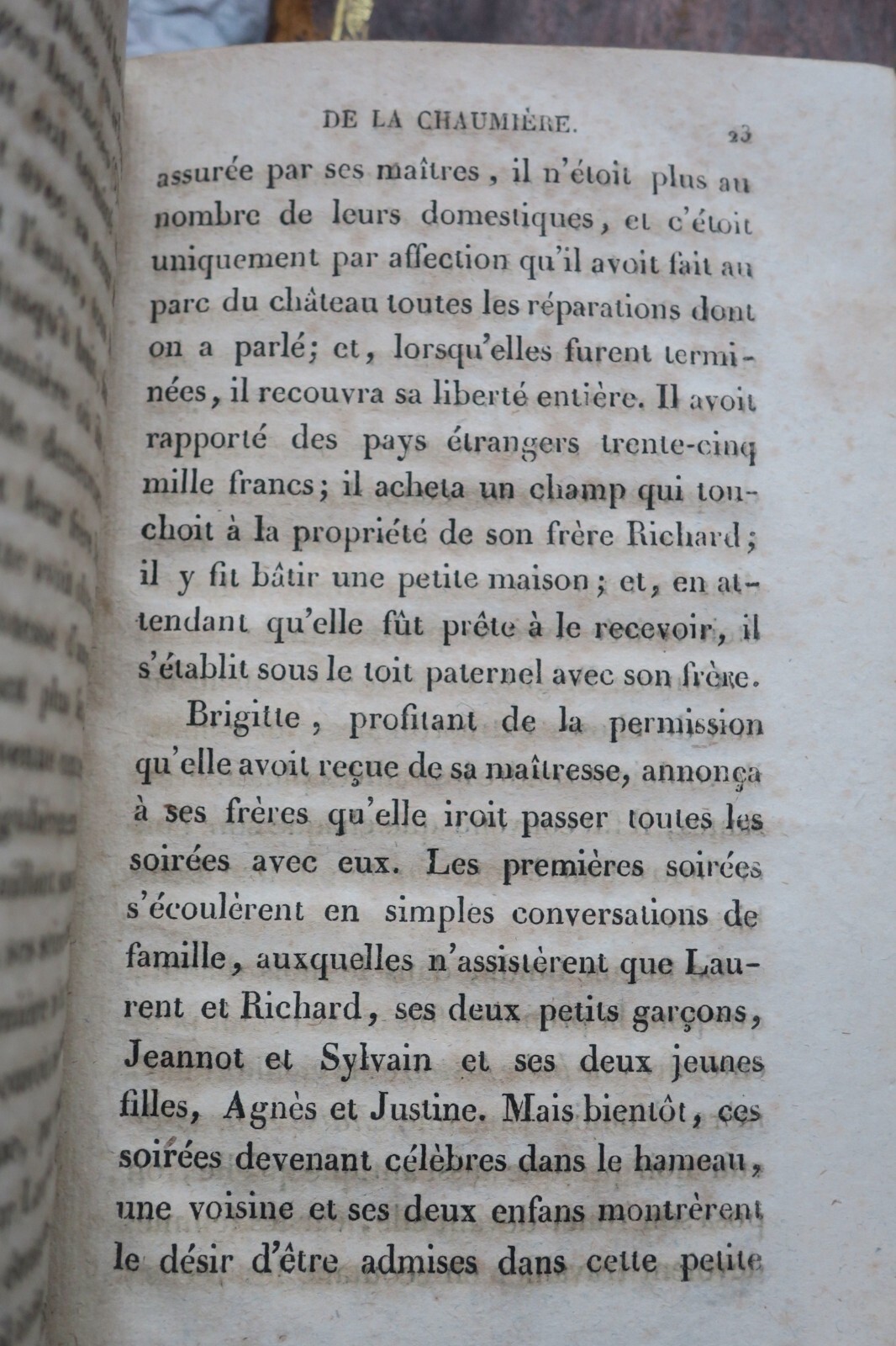 GENLIS (Comtesse de) LES VEILLEES DE LA CHAUMIERE 1823 – Image 5