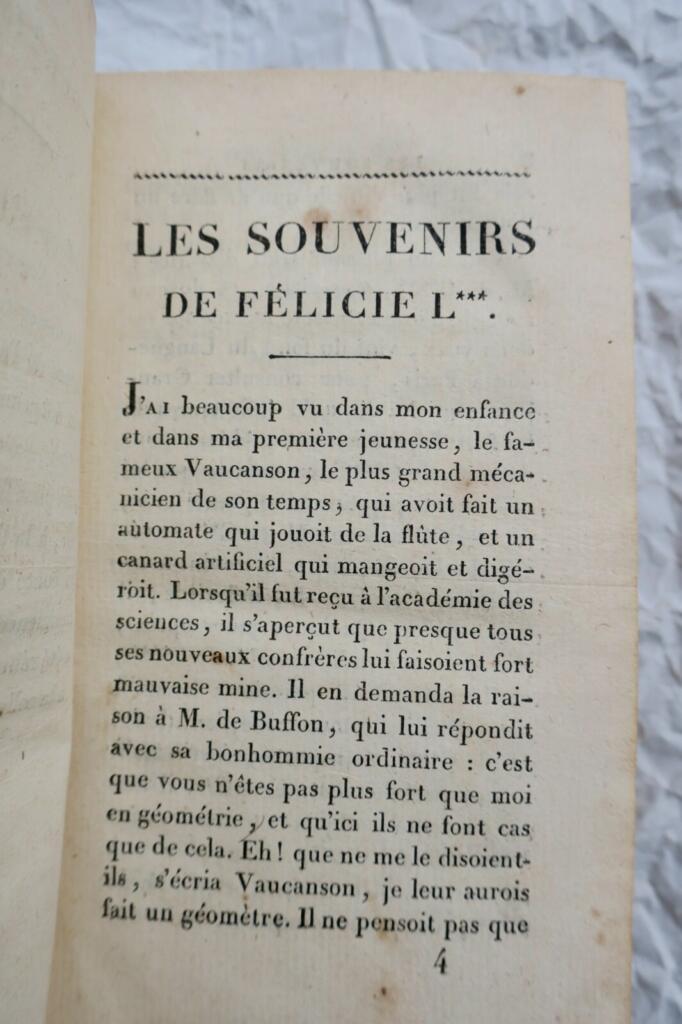 Felicie L*** memoirs, sequel volume