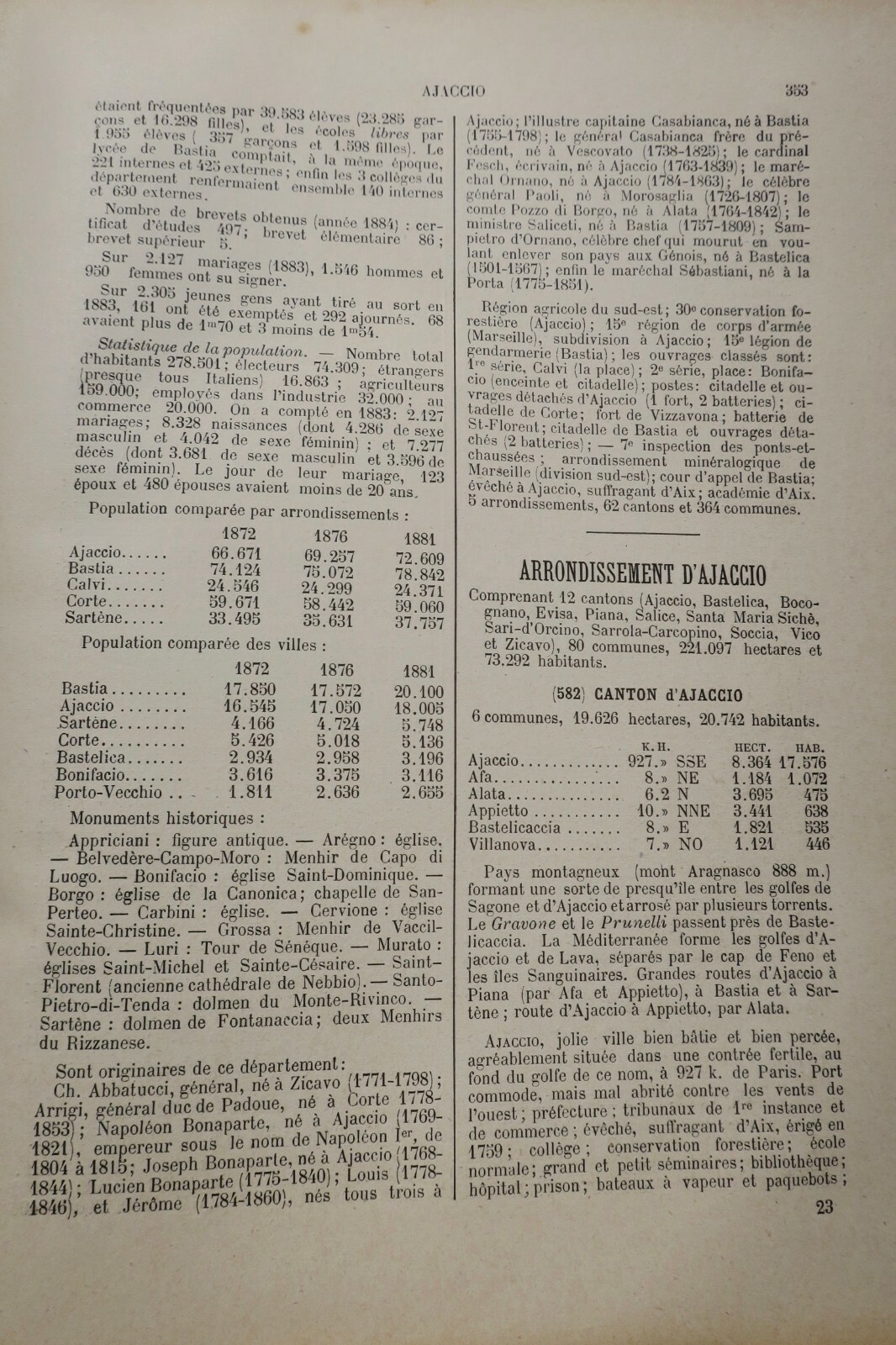 GEOGRAPHIE DE LA FRANCE TOUTES LES COMMUNES 1891 – Image 3