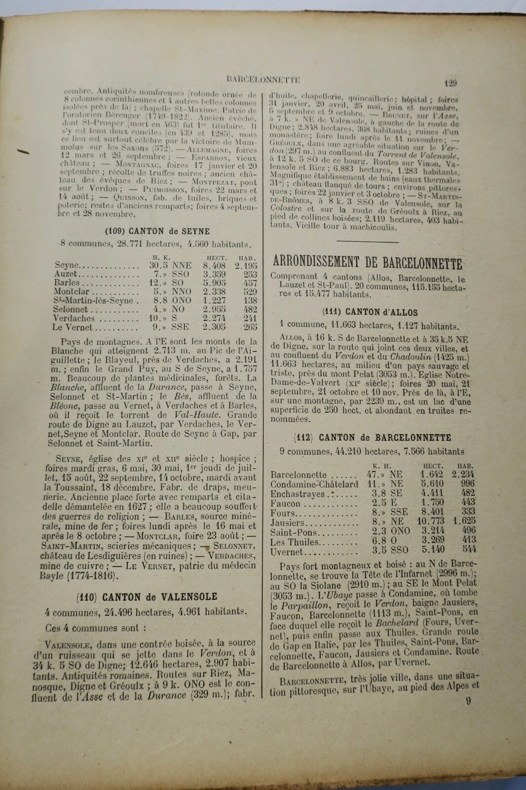 GEOGRAPHIE DE LA FRANCE TOUTES LES COMMUNES 1891 – Image 5