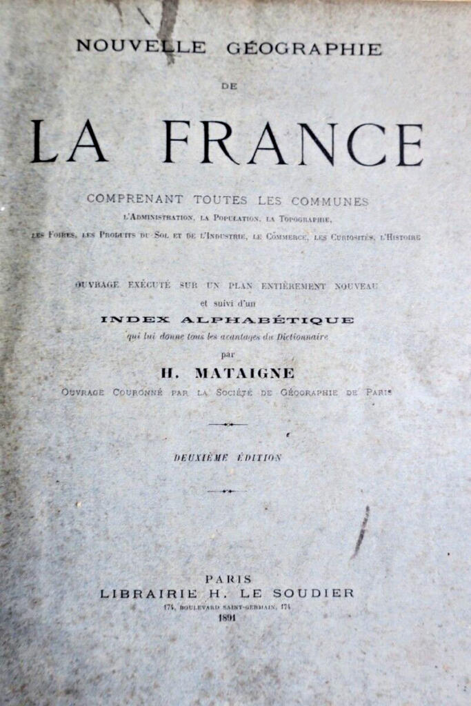 Umfassende Geographie von Frankreich