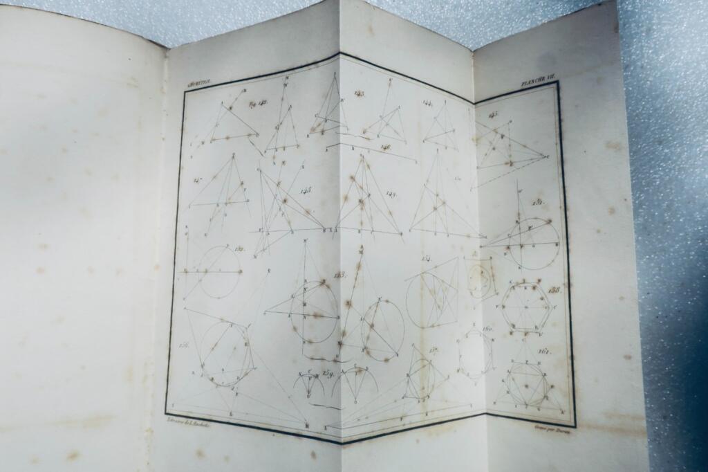 géométrie CIRODDE LECONS DE GEOMETRIE ANALYTIQUE précédées des éléments 1844