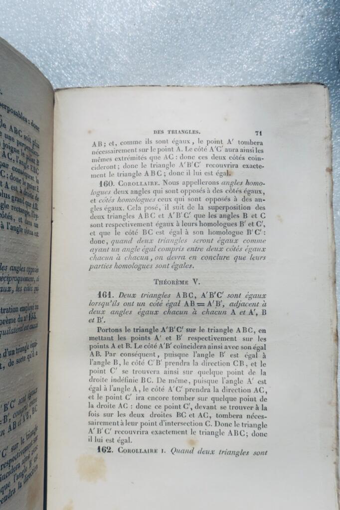 géométrie CIRODDE LECONS DE GEOMETRIE ANALYTIQUE précédées des éléments 1844